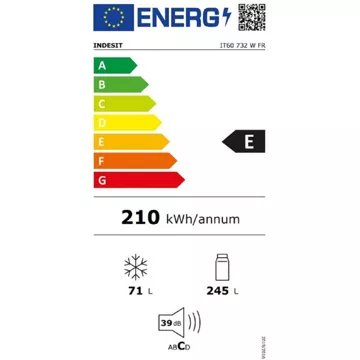 Réfrigérateur combiné INDESIT IT60732WFR – Image 6