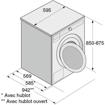 Lave linge hublot ASKO W2086C.W/3 – Image 7