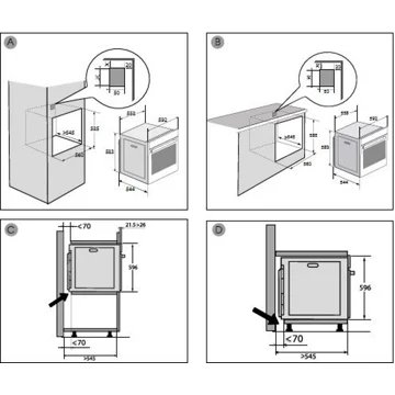 Four encastrable BRANDT BOP7534X – Image 6