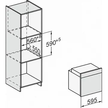 Four encastrable fonction vapeur MIELE H 7164 BP – Image 14