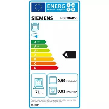 Four encastrable SIEMENS HB578ABS0 ActiveClean – Image 7