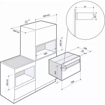 Four encastrable DE DIETRICH DKP4531X AI Modes – Image 3