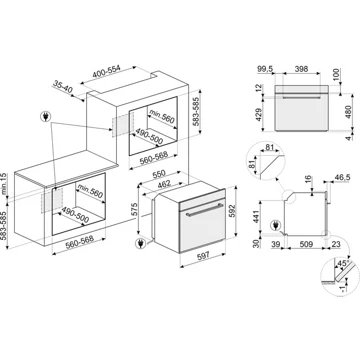 Four encastrable SMEG SF6400TB – Image 5
