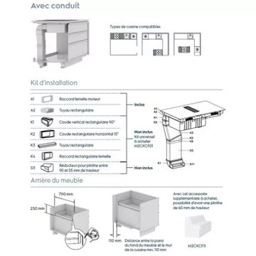 Table induction aspirante ELECTROLUX KCC84450 breeze – Image 19