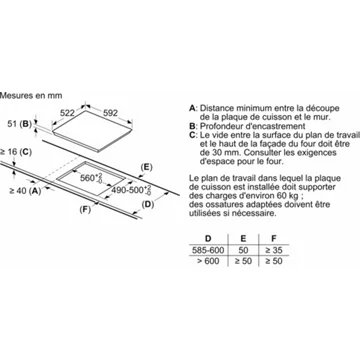 Table induction SIEMENS EU63KBJB5E iQ100 touchControl – Image 7