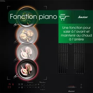 Table induction aspirante SAUTER SPI2847BH Piano – Image 9