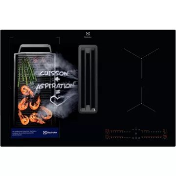 Table induction aspirante ELECTROLUX KCC83443
