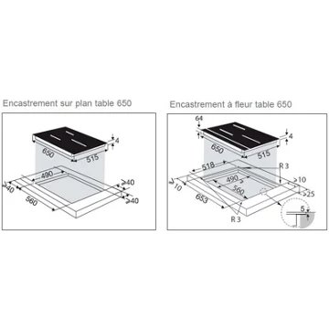 Table induction DE DIETRICH DPI4441BT – Image 3