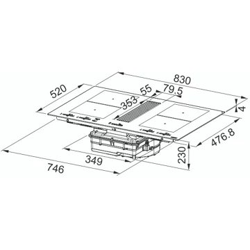 Table induction FRANKE MYTHOS FMY 8391 HI – Image 7