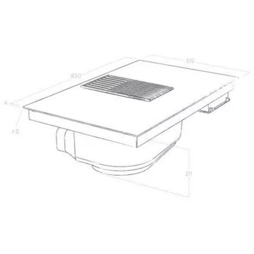 Table induction aspirante ELICA NIKOLATESLA LIBRA BL/A/83 (évacuation) – Image 15