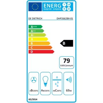 Hotte décorative murale DE DIETRICH DHP2662BX AutoBoost – Image 4