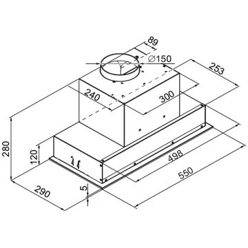 Hotte encastrable DE DIETRICH DHG2684B MotionControl – Image 5