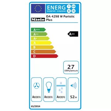 Hotte décorative murale MIELE DA 4298 W IN – Image 5