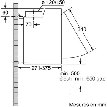 Hotte escamotable BOSCH DEM66AC00 SERIE 2 – Image 9