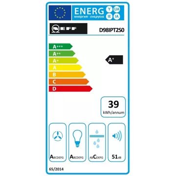 Hotte décorative murale inclinée NEFF D98IPT2S0 N90 Sensor Air Pur – Image 9