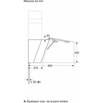 Hotte décorative murale inclinée NEFF D98IPT2S0 N90 Sensor Air Pur – Image 16