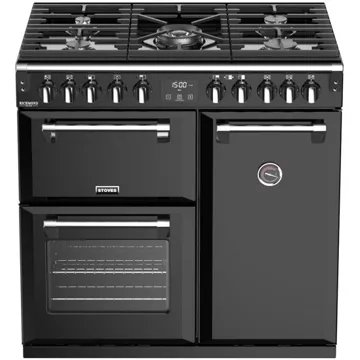 Piano de cuisson gaz STOVES RICHMOND DELUXE 90 DFT NOIR – Image 3
