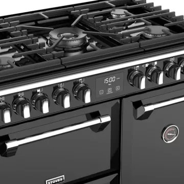 Piano de cuisson gaz STOVES RICHMOND DELUXE 90 DFT NOIR – Image 14