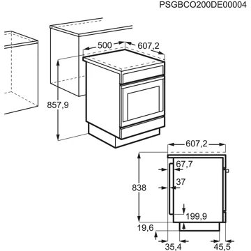 Cuisinière induction AEG CIB56484BW SteamBake – Image 6