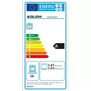 Cuisinière gaz GLEM GA650CMIX – Image 3