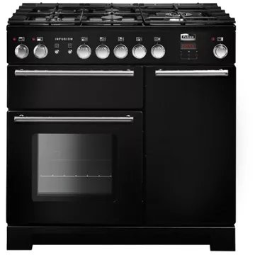 Piano de cuisson gaz FALCON INFUSION 90CM NOIR/CHRM