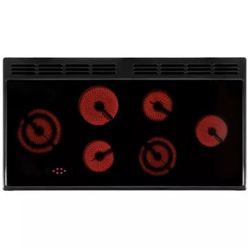 Piano de cuisson vitrocéramique FALCON CLASSIC110 VITRO ROUGE CHRM – Image 2