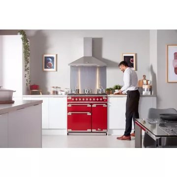 Piano de cuisson gaz FALCON ELISE90 MIXT ROUGE CERISE – Image 2