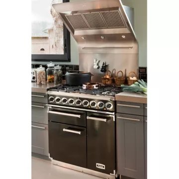 Piano de cuisson gaz FALCON Semi Pro DELUXE 90 NOIR CHROME – Image 4