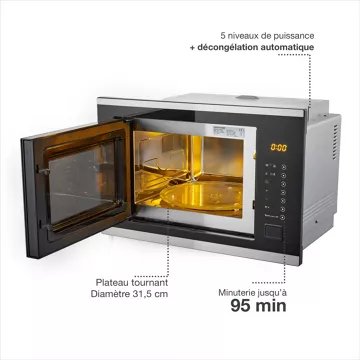 Micro ondes grill encastrable ESSENTIELB EMEG253n Grill – Image 4