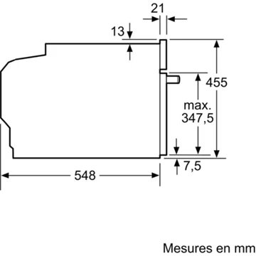 Micro ondes combiné encastrable NEFF C24MR21N0 série N70 Circo Therm – Image 8