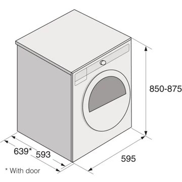 Sèche linge pompe à chaleur ASKO T408HD.T.P – Image 7