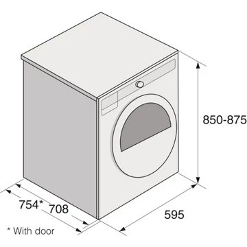 Sèche linge à évacuation ASKO T411VD.W – Image 8
