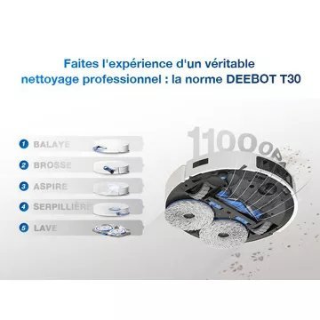 Robot Aspirateur Laveur ECOVACS Deebot T30 Pro Omni – Image 2
