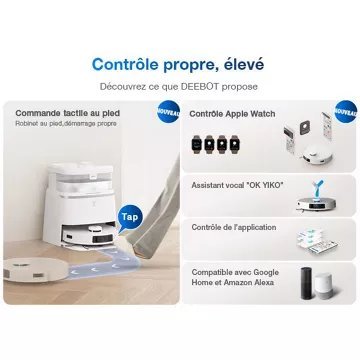 Robot Aspirateur Laveur ECOVACS Deebot T30 Pro Omni – Image 8