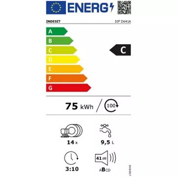 Lave vaisselle 60 cm INDESIT I0FD641A – Image 6